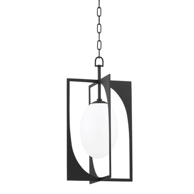 ENZO LANTERN (BLACK IRON) 25&quot;