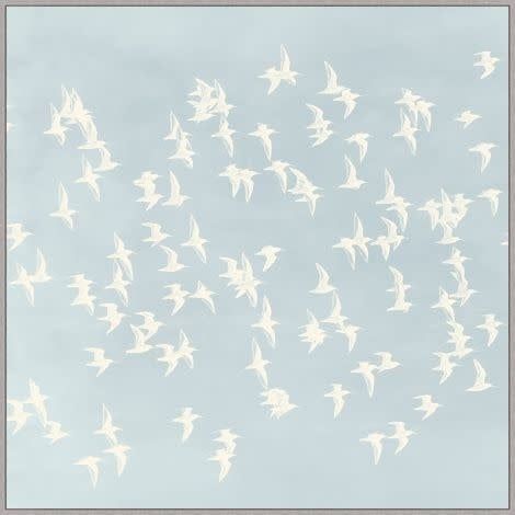 FLIGHT OF PASSAGE 1 ART - BLUE (49.25&quot; x 49.25&quot;)