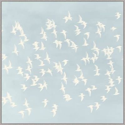 FLIGHT OF PASSAGE 1 ART - BLUE (49.25&quot; x 49.25&quot;)