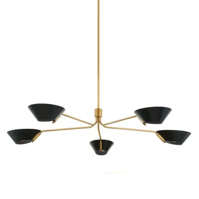 SACRAMENTO CHANDELIER (SOFT BLACK)