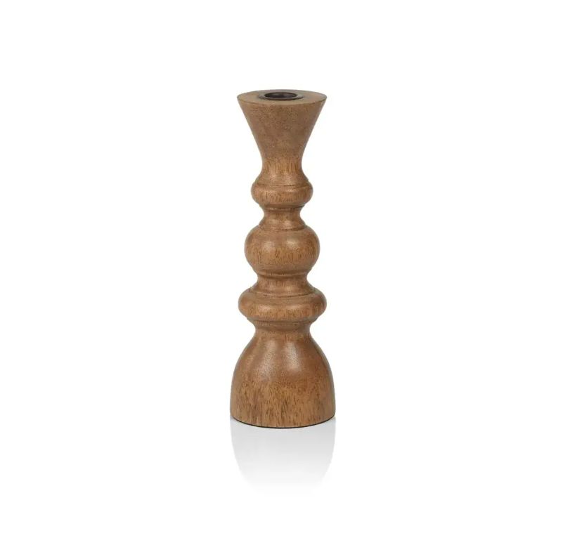 SUKHOTHAI MANGO WOOD TAPER HOLDER (MEDIUM)