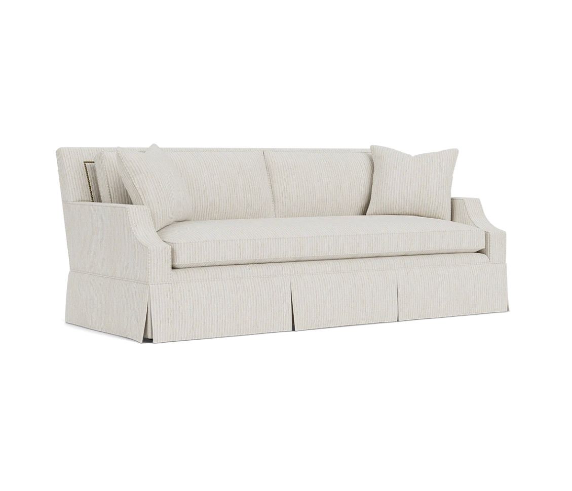 PAIGE SOFA, Tier Fabric: (GRADE 1), Nailhead: NAILHEADS -, Cushion Upgrades: SPRING DOWN