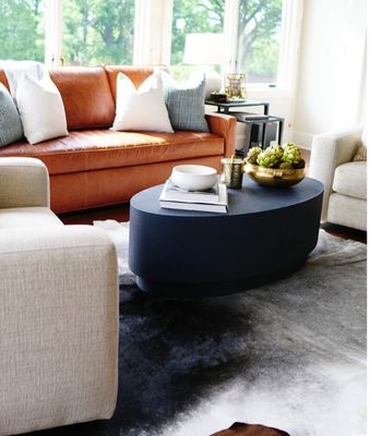 MILA COFFEE TABLE (BLUE STEEL)