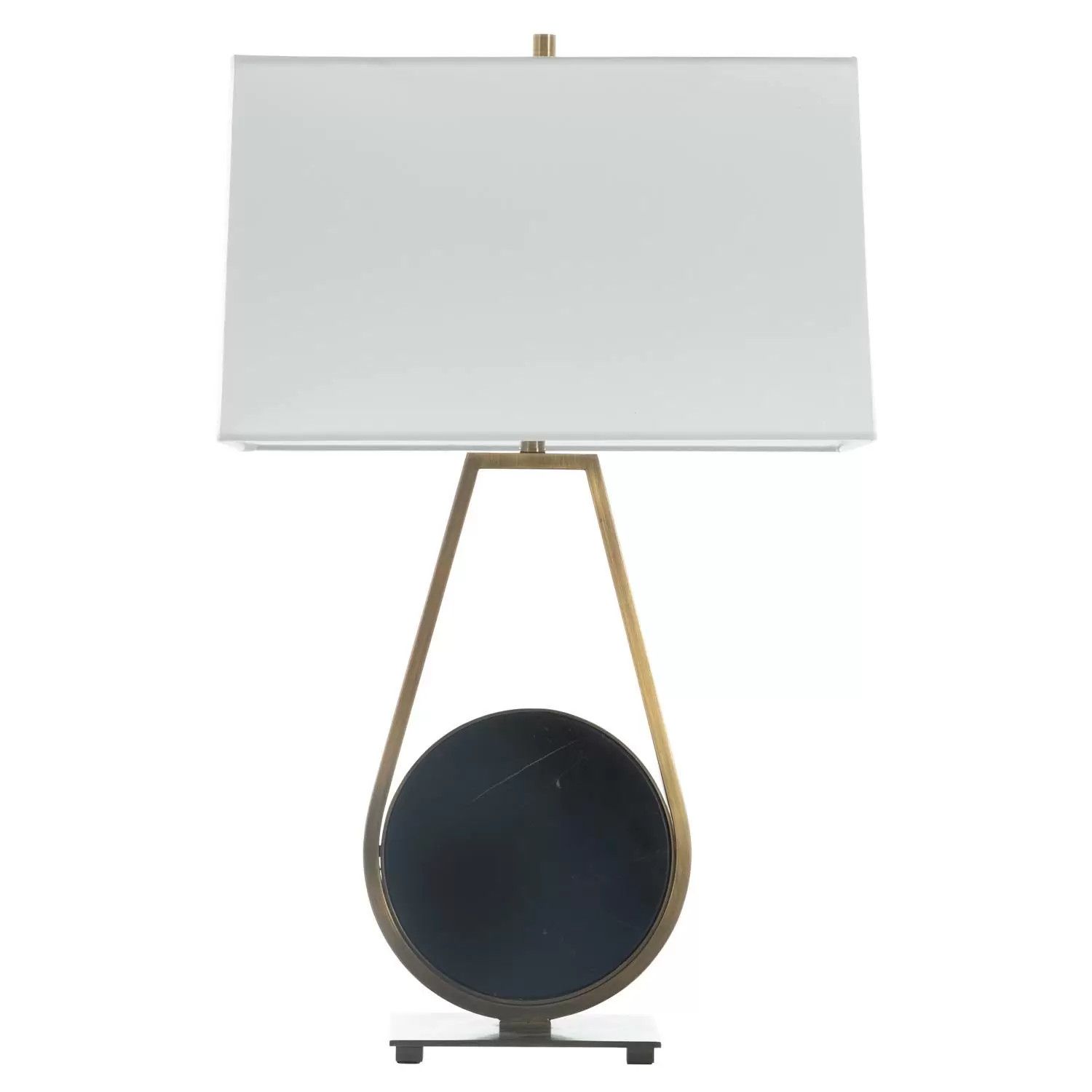 EMERALD TABLE LAMP, Color: (BLACK)