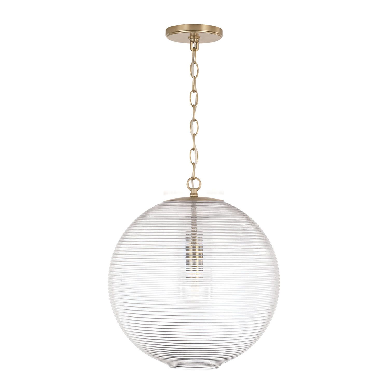DOLAN 1-LIGHT PENDANT (MATTE BRASS)