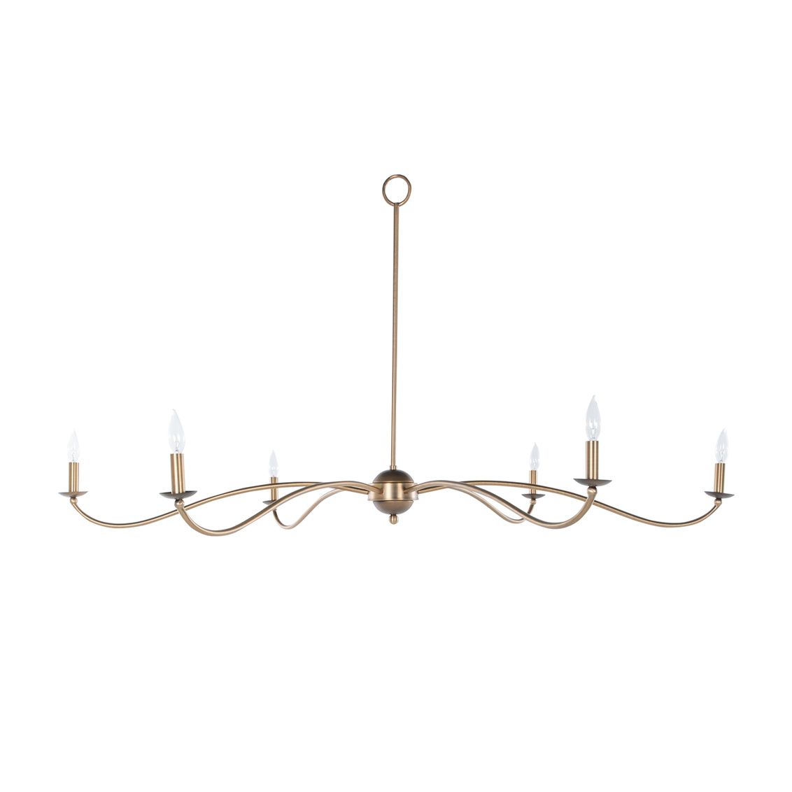 IRVINE CHANDELIER, Color: (BRONZE)