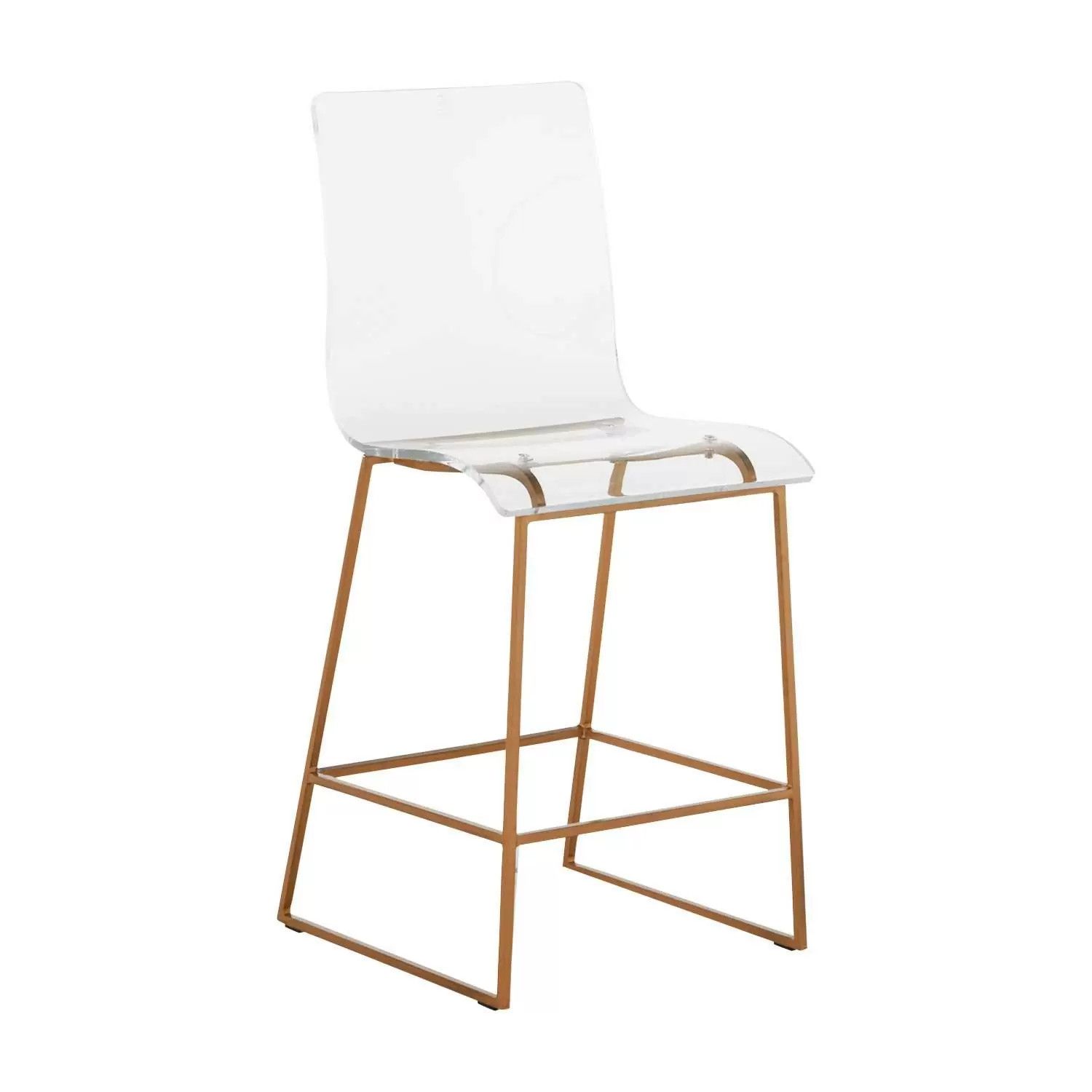 KING STOOL, Color: (GOLD), Size: 24.75&quot; COUNTER HEIGHT