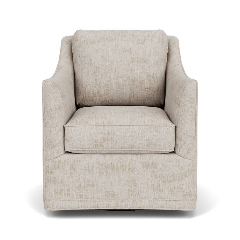 BALDWIN SWIVEL CHAIR (LAYLA BEACH), Color: (LAYLA BEACH)