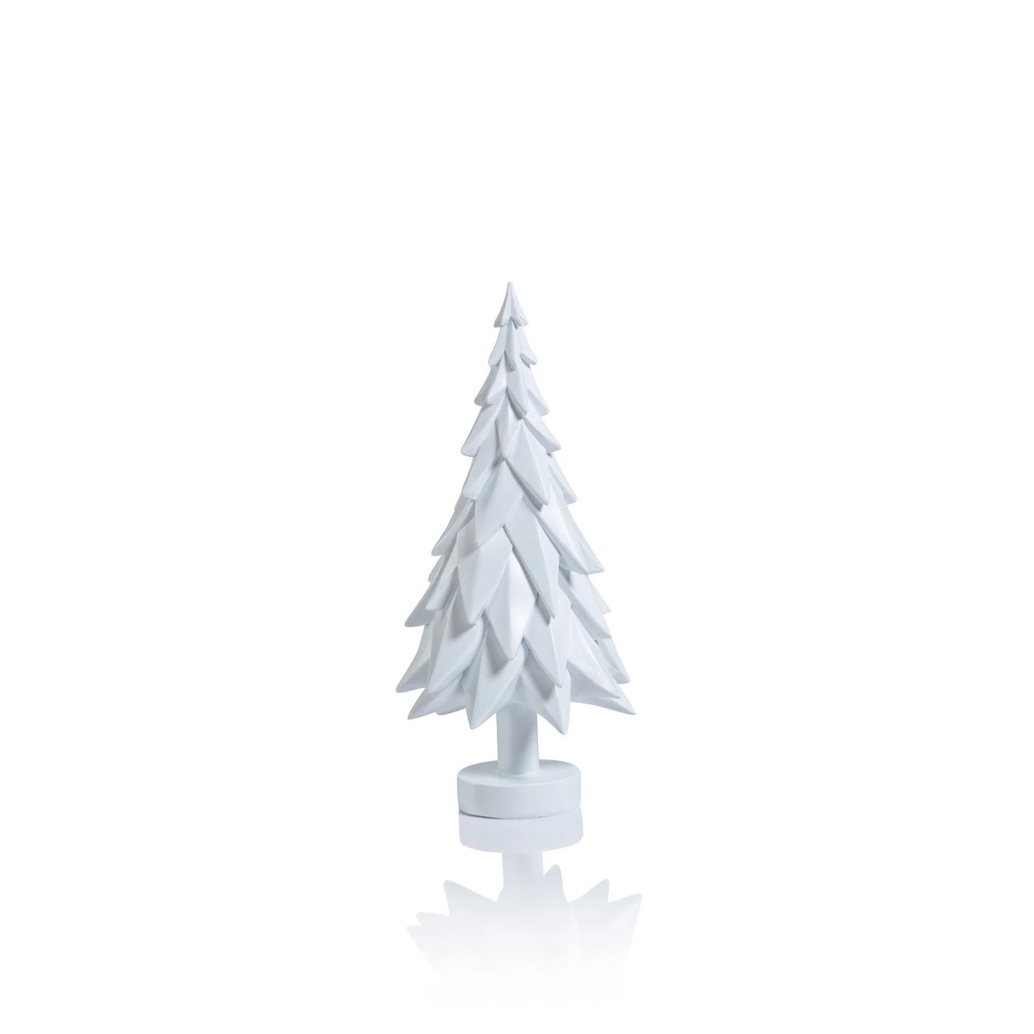 MATTE WHITE DECORATIVE TREE - 10.5 IN