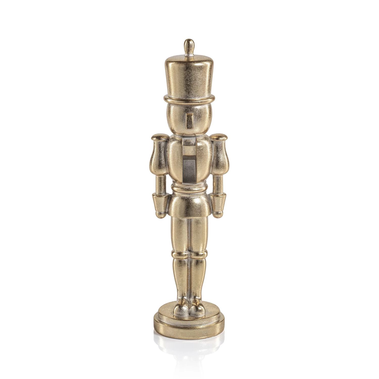 METALLIC DECORATIVE NUTCRACKER - GOLD - LARGE