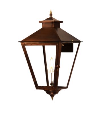CONCEPTION STREET 24&quot; NATURAL GAS LANTERN (MATTE BLACK FINISH)