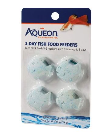 Aqueon Fish Feeder 3 day 4ct