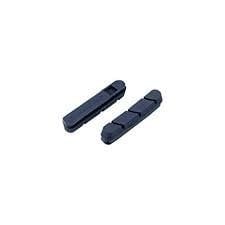 Jagwire, Road Pro C, Replacement road brake inserts (Campagnolo non skeleton), Power compound, Black, Pair