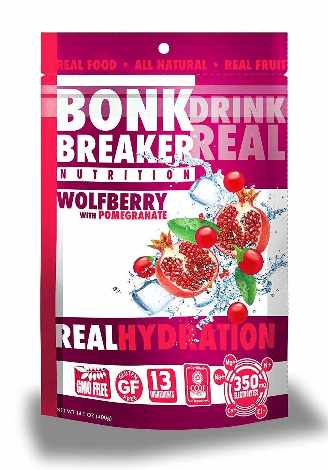 Bonk Breaker Real Hydration Wolfberry/Pomegranate14.1 Oz.
