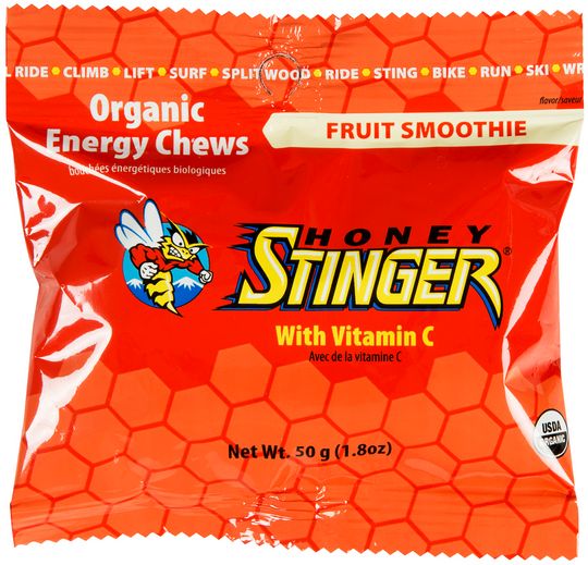 Honey Stinger, Organic Energy Chews, 50g, Fruit Smoothie single