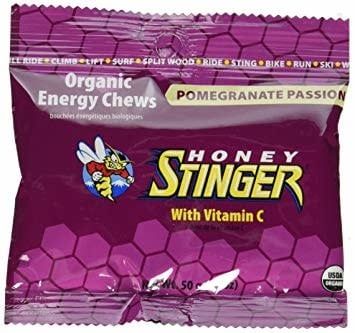 Honey Stinger, Organic Energy Chews 50g, Pomegranate single
