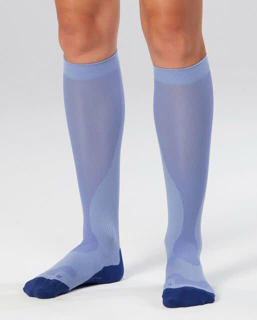 2XU Compression Performance Run Sock Lavender/Velvet Purple Women&#39;s XL