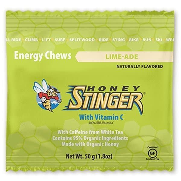 Honey Stinger, Organic Energy Chews, Box of 12 x 50g, Lime