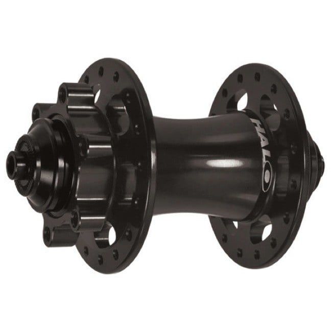 Halo, Spin Doctor 6F, Front hub, 32H, 100x9mm QR (w/15mm &amp; 20x110mm TA adapters), Black