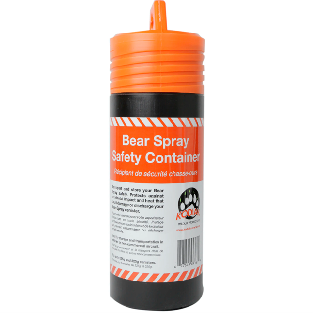 Kodiak Bear Spray Safety Container