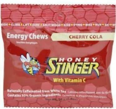Honey Stinger, Organic Energy Chews, Box of 12 x 50g, Cherry Cola