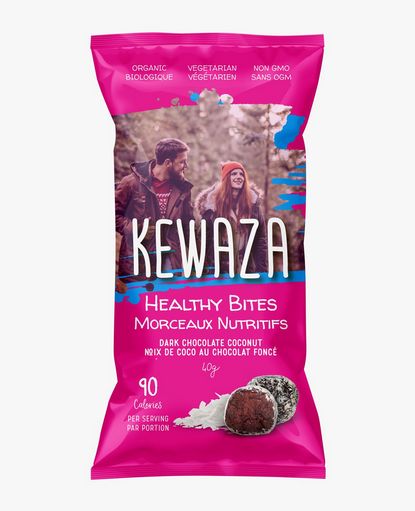 Kewaza Healthy Bites Dark Chocolate Coconut