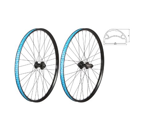 49N, Front Wheel, 27.5&quot;, Disc, 15X110, Black