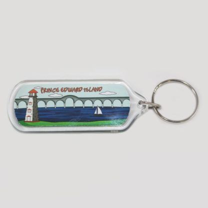 PEI Bridge Plastic Key Ring