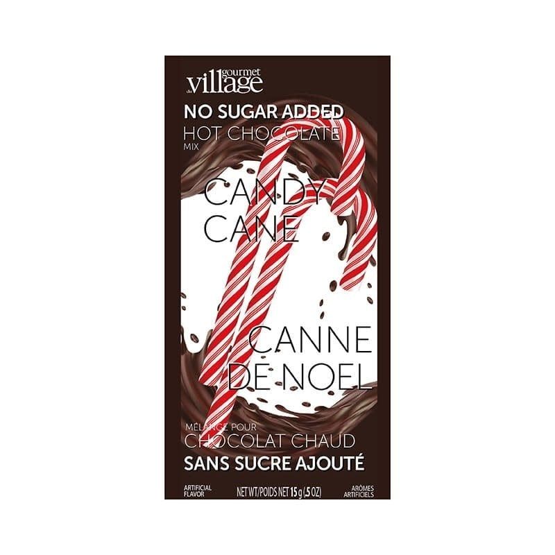 Mini Hot Chocolate No Sugar Added Candy Cane