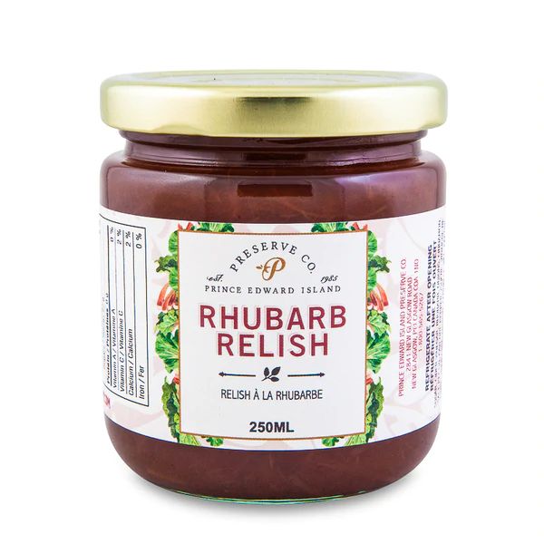 250ml PEI Preserve Rhubarb Relish