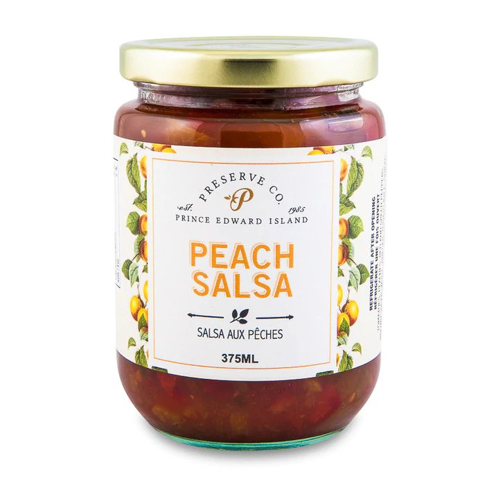 375ml PEI Preserve Peach Salsa