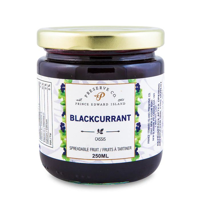 250ml PEI Preserve Blackcurrant