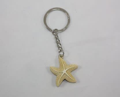 Starfish Poly Key Ring