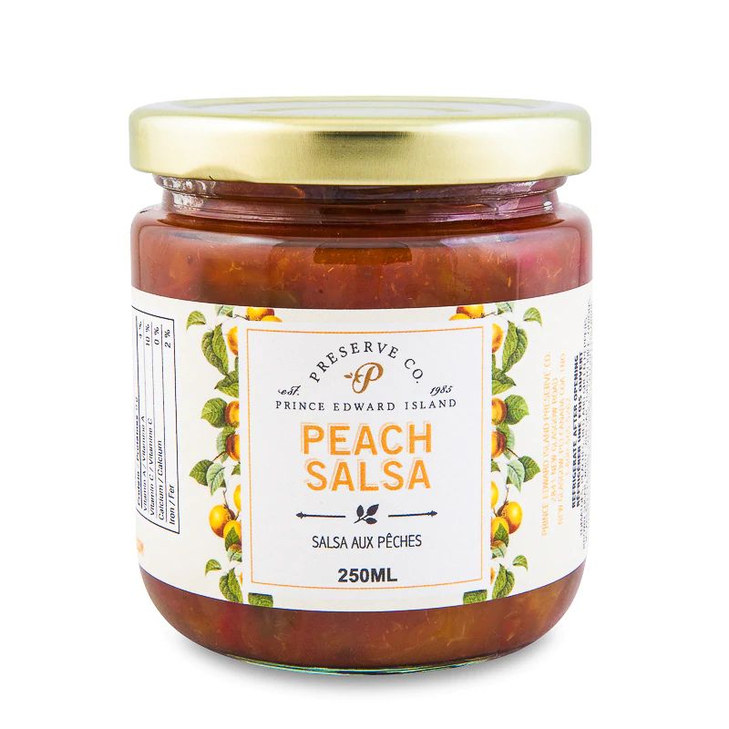 250ml PEI Preserve Peach Salsa