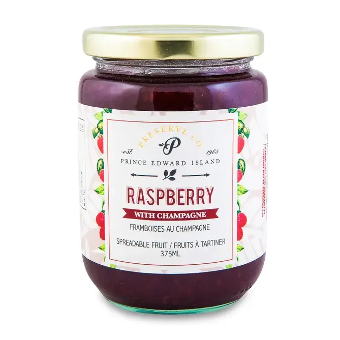375ml PEI Preserve Raspberry w/Champagne