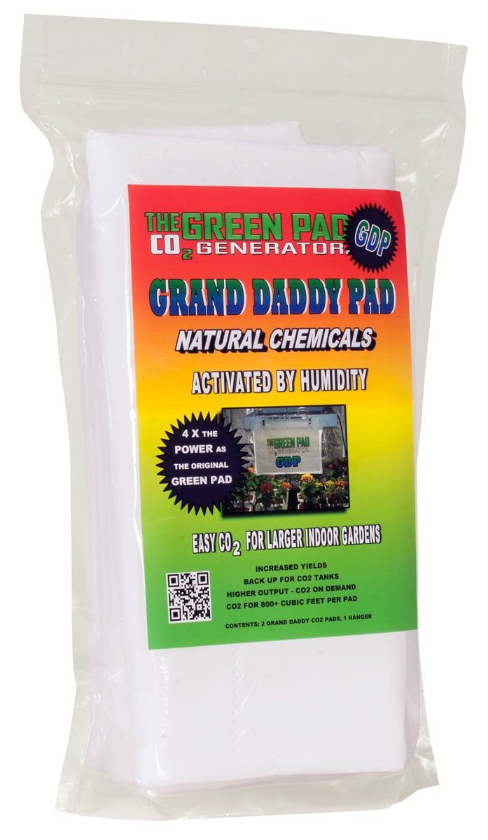 Green Pad CO2 Grand Daddy Pad pack of 2 w/ 1 Hang