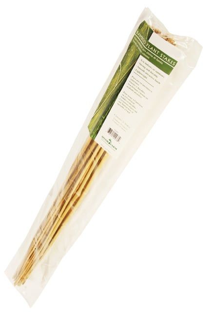 GROW!T 8&#39; Bamboo Stakes Natural pack of 25
