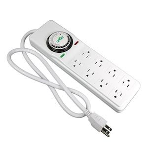 120V 8 Way Power Strip Mechanical Timer