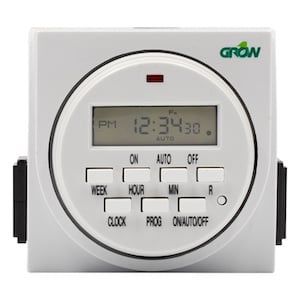 GROW 120V Dual Outlet Digital Timer