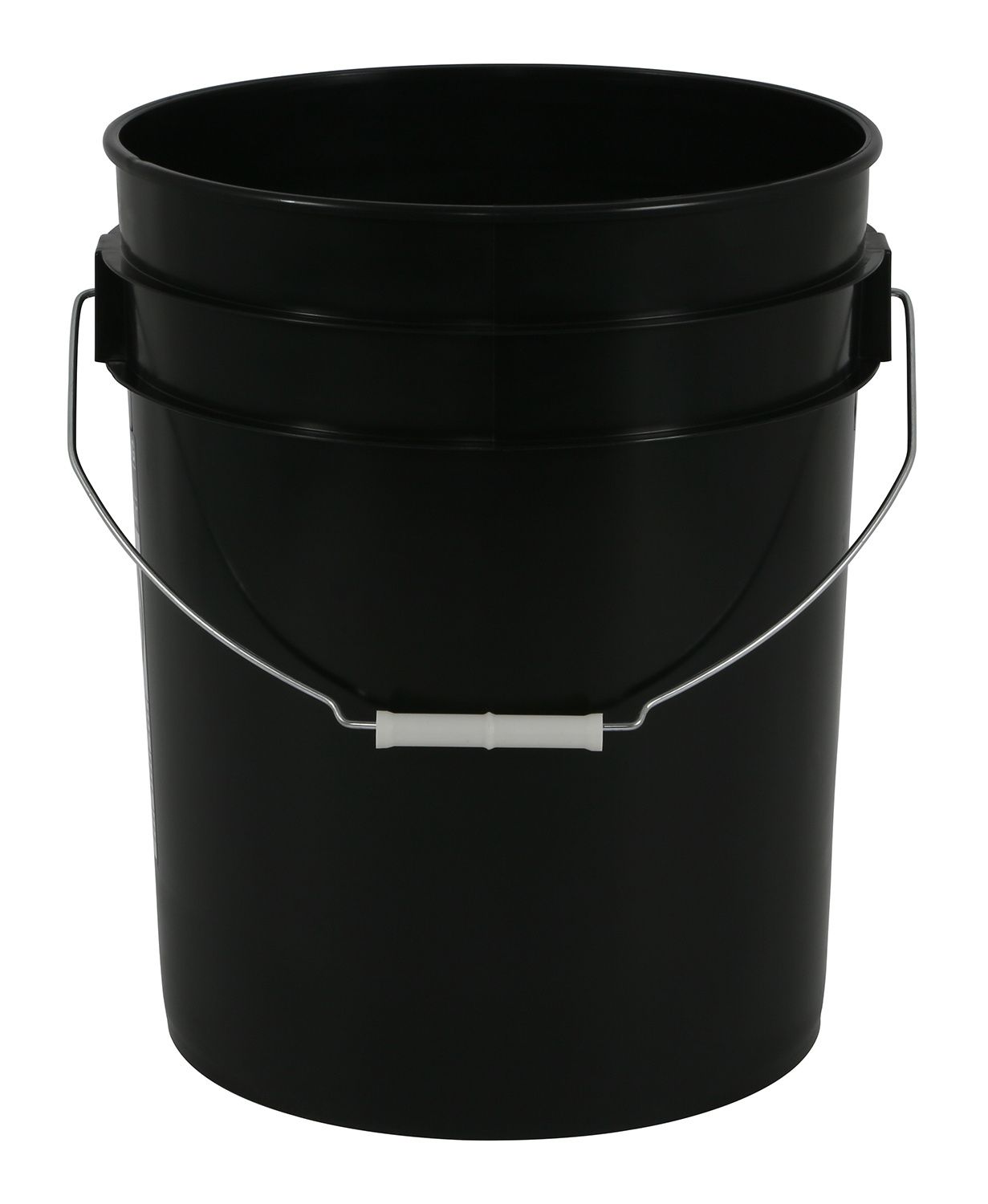 Black Bucket with Handle 5 gal