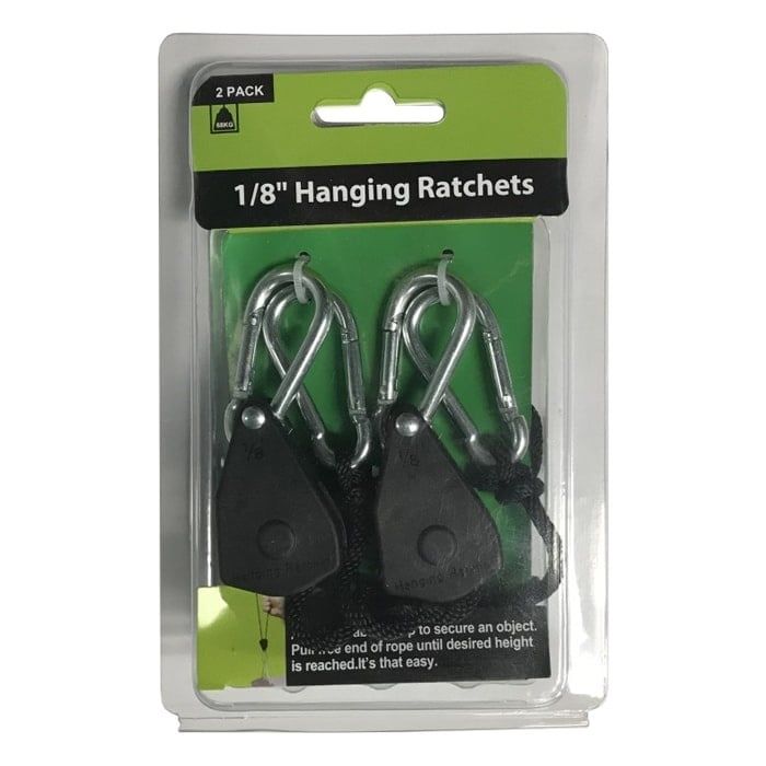1/8&quot; Hanging Ratchet Light Hangers (2 ratchets per