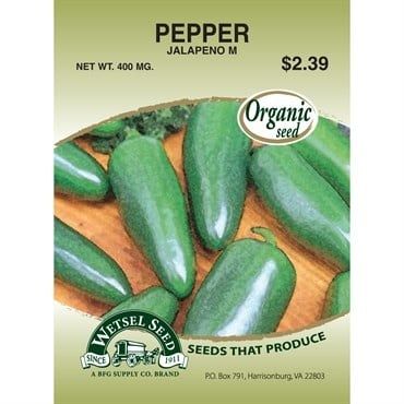 ORGANIC JALEPENO PEPPERS 400MG PKT