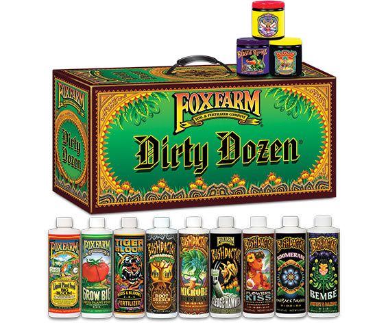 Dirty Dozen Starter Kit pack of 9-pts and 3-6oz