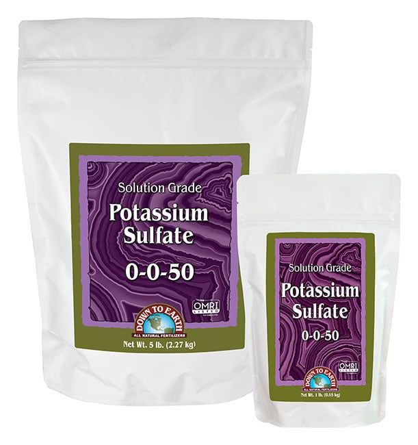 Down To Earth™ Potassium Sulfate 0-0-50 - 5lb