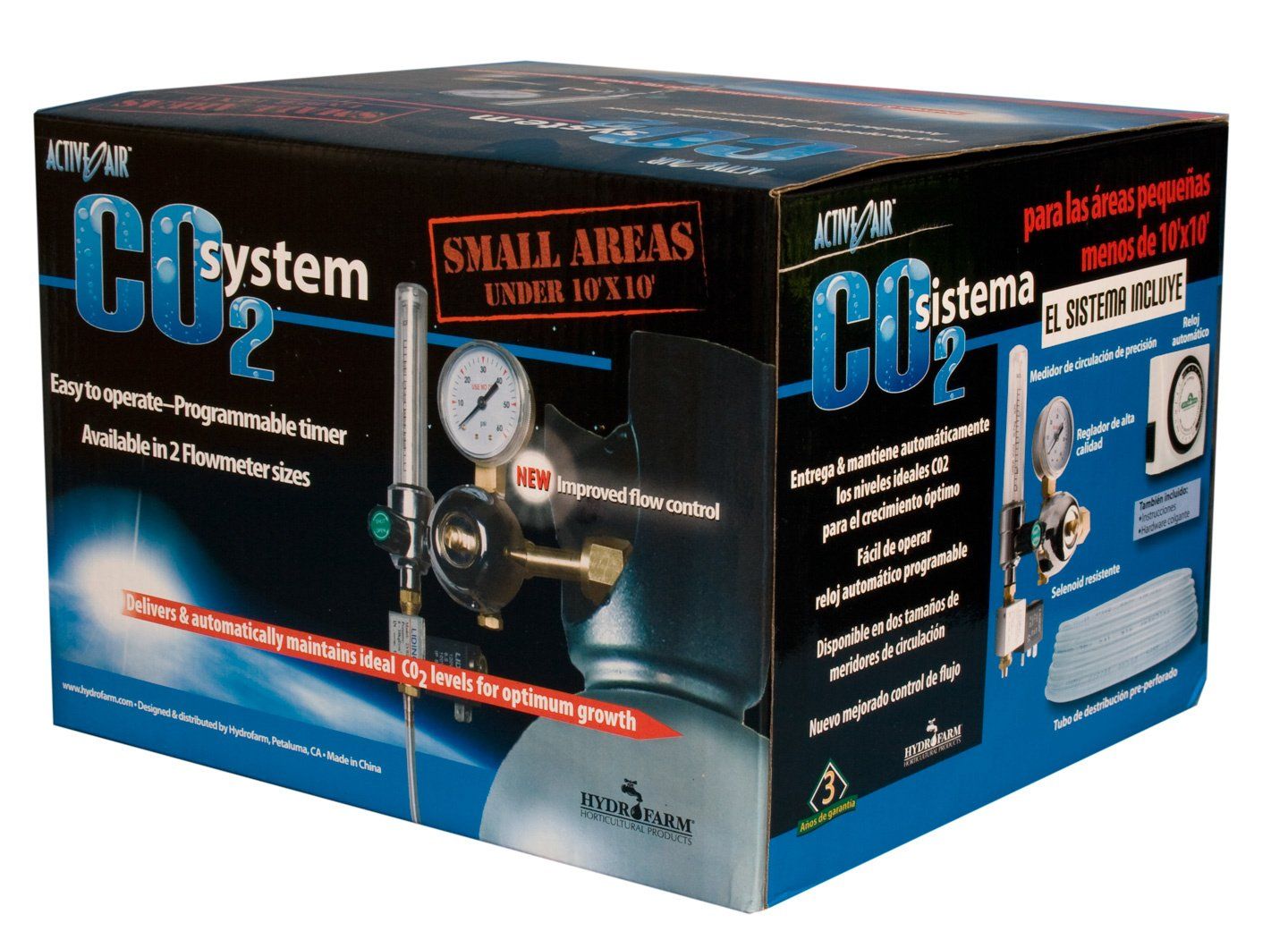 Hydrofarm CO2 (.2-2 cu ft per hour) with Timer