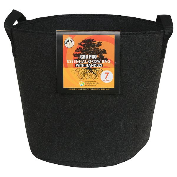 Gro Pro 3 Gallon Fabric Pot with Handles