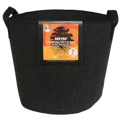 Gro Pro Premium Round Fabric Pot w/ Handles 10 Gal