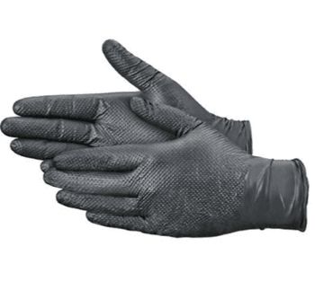 Black Nitrile Gloves Large 11/box