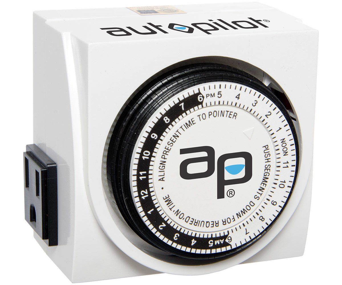 Dual Outlet Analog Grounded Timer