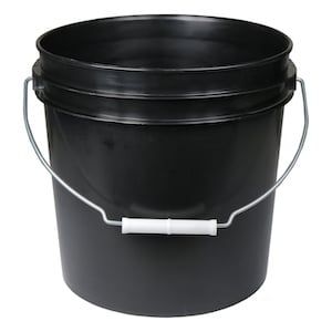 2 Gal Black Bucket